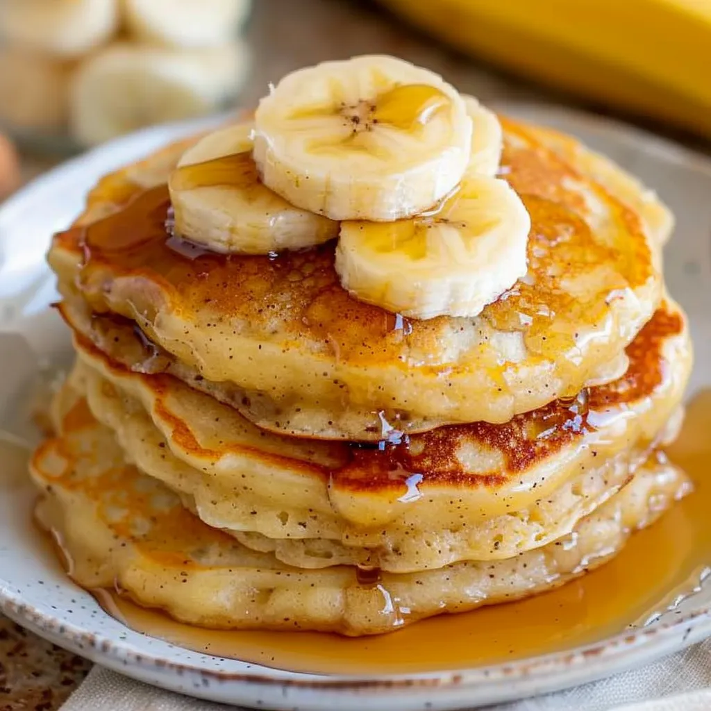 Brown Sugar Banana Pancakes