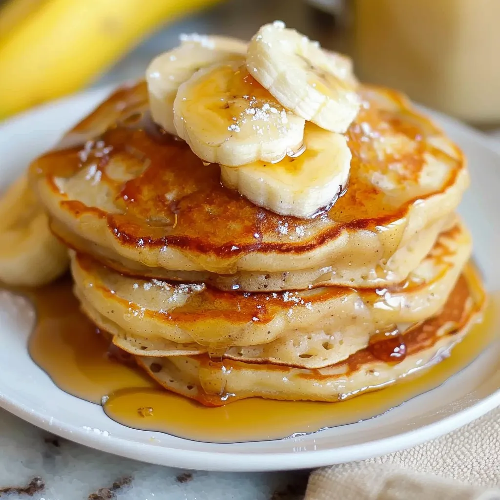 Brown Sugar Banana Pancakes