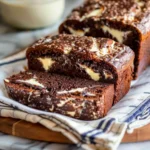 CHOCOLATE ZUCCHINI BREAD WITH CREAM CHEESE FILLING