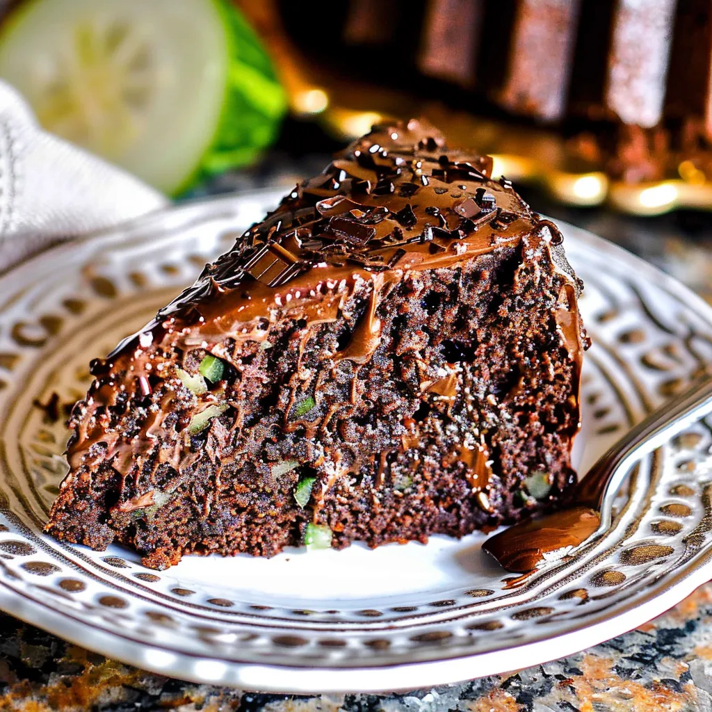 CHOCOLATE ZUCCHINI CAKE
