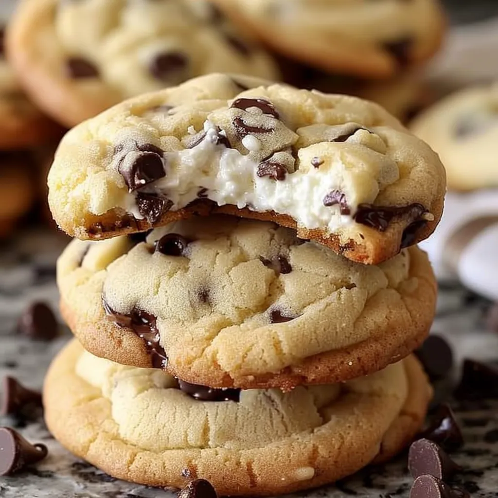 CREAM CHEESE CHOCOLATE CHIP COOKIES