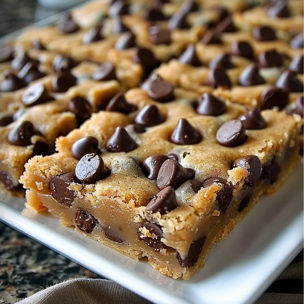Chewy Chocolate Chip Cookie Bars