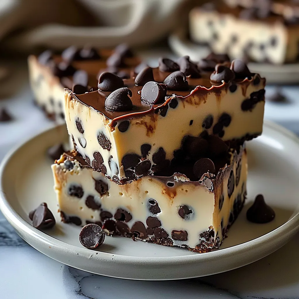 Chocolate Chip Cheesecake Bars