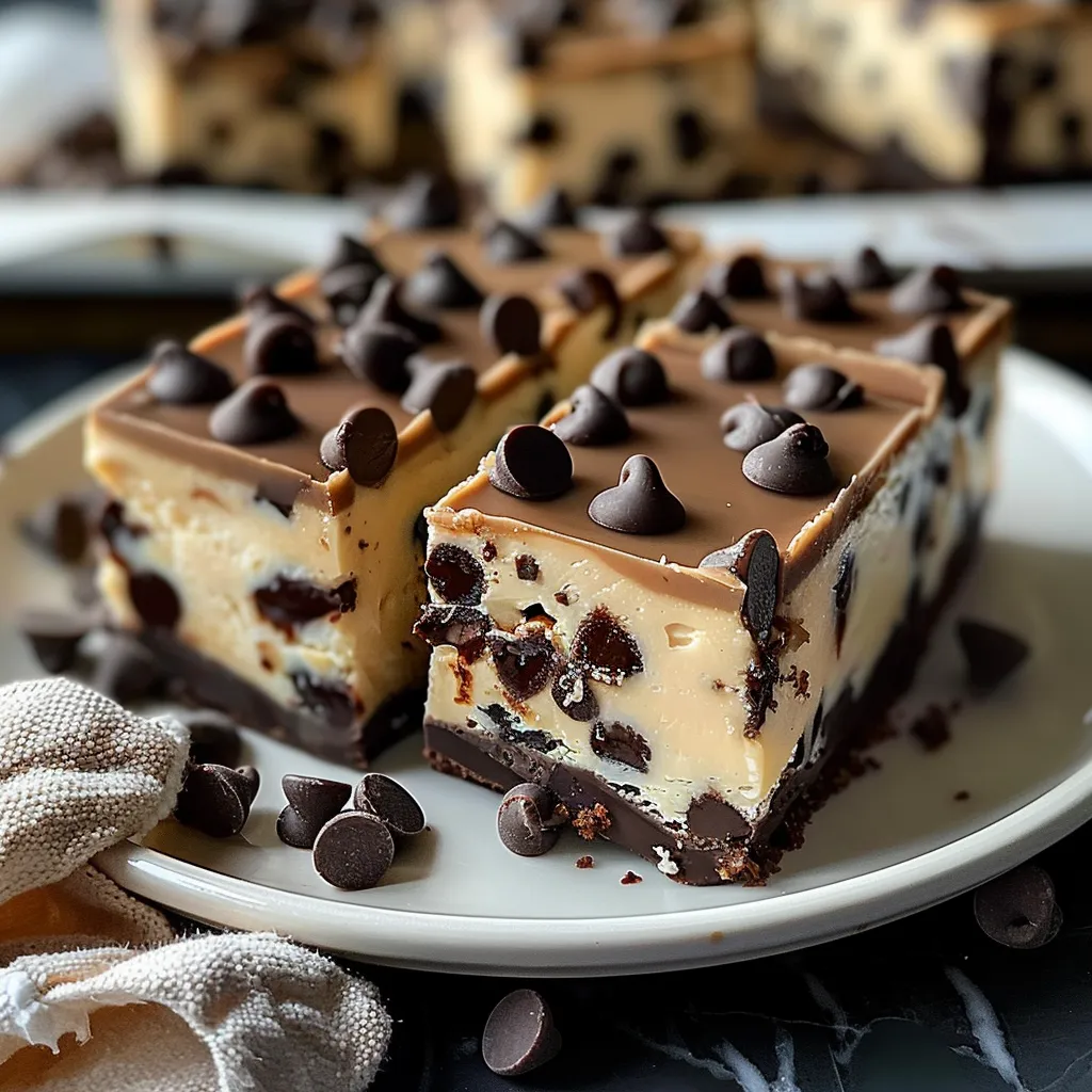 Chocolate Chip Cheesecake Bars