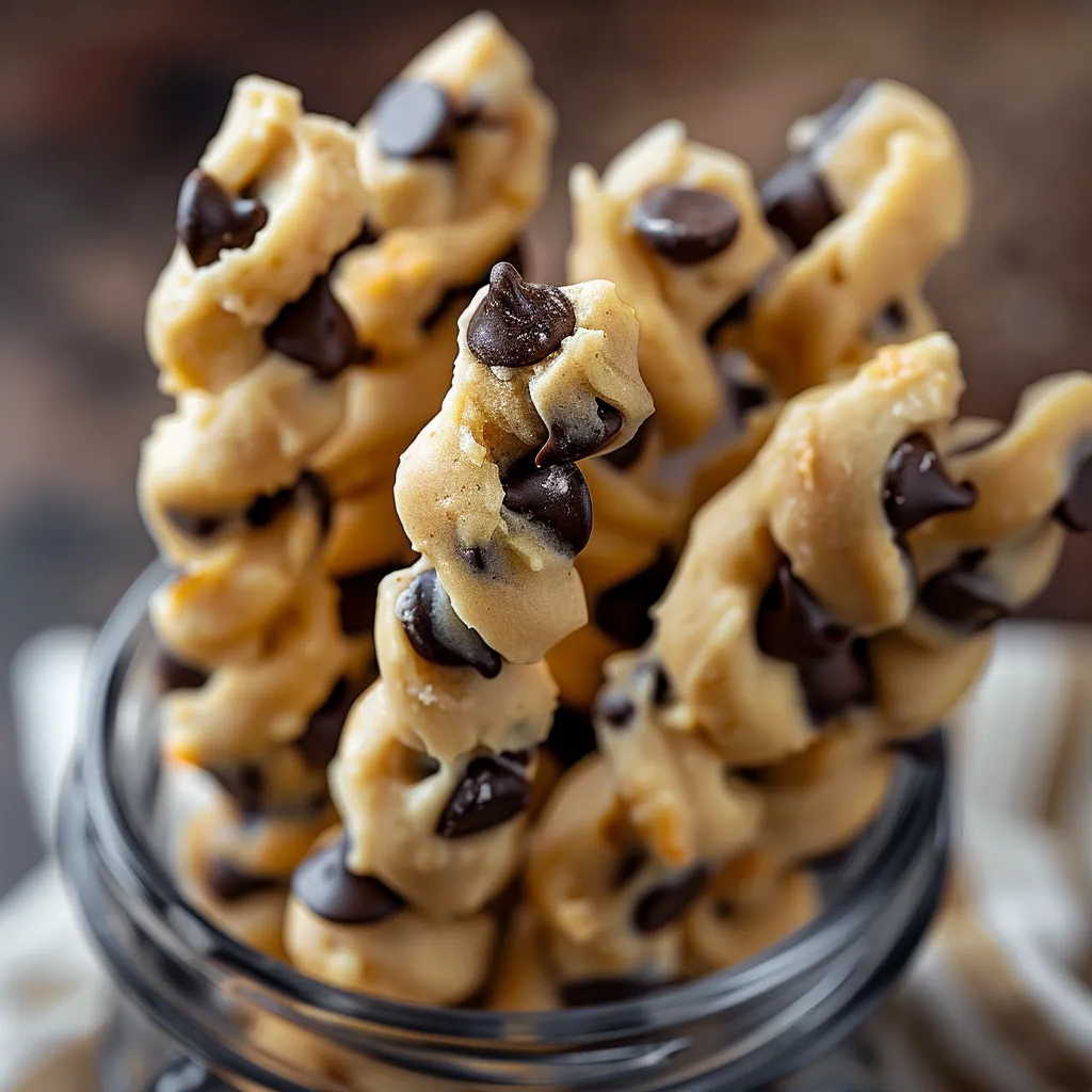 Chocolate Chip Cookie Dough Twists