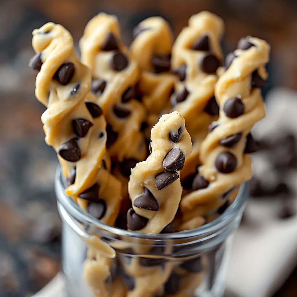 Indulgent Chocolate Chip Cookie Dough Twists Recipe Delight