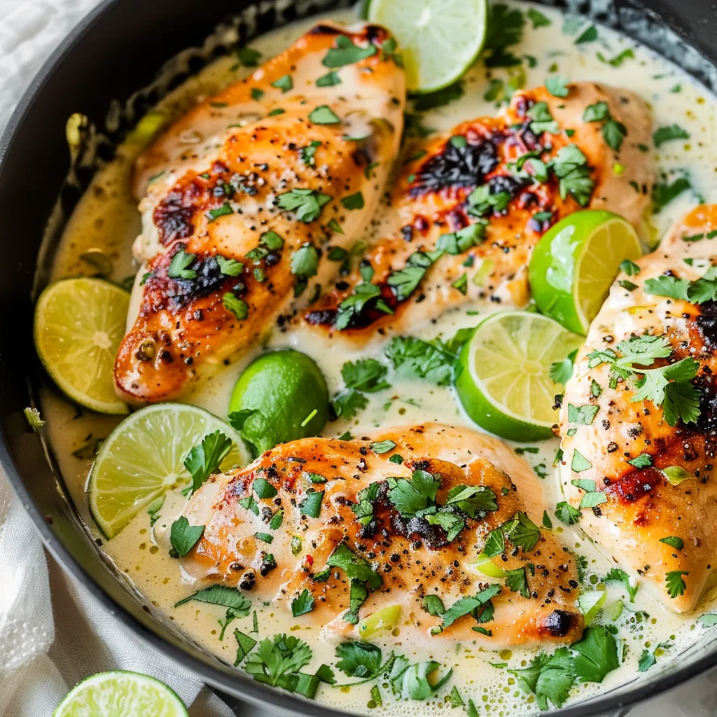 Irresistibly Creamy Coconut Lime Chicken Recipe to Savor