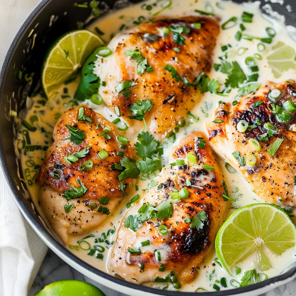 Creamy Coconut Lime Chicken