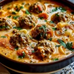 Creamy Italian Meatball Soup