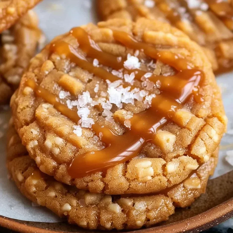 Crispy Salted Caramel Cookies