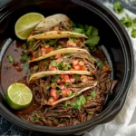Crock pot Carne Asada Street Tacos