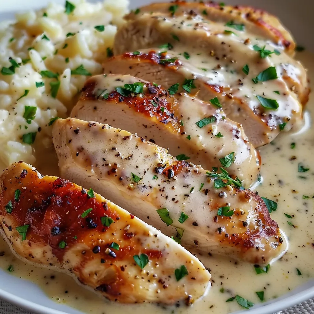 Crockpot Creamy Garlic Parmesan Chicken