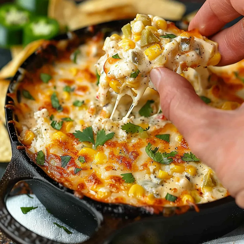 Easy Cheesy Creamy Mexican Street Corn Dip