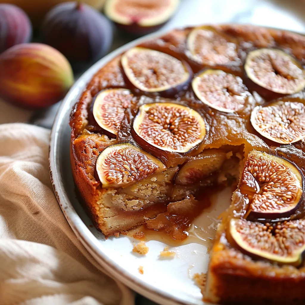 Irresistible Fig and Ginger Upside Down Cake Recipe Revealed