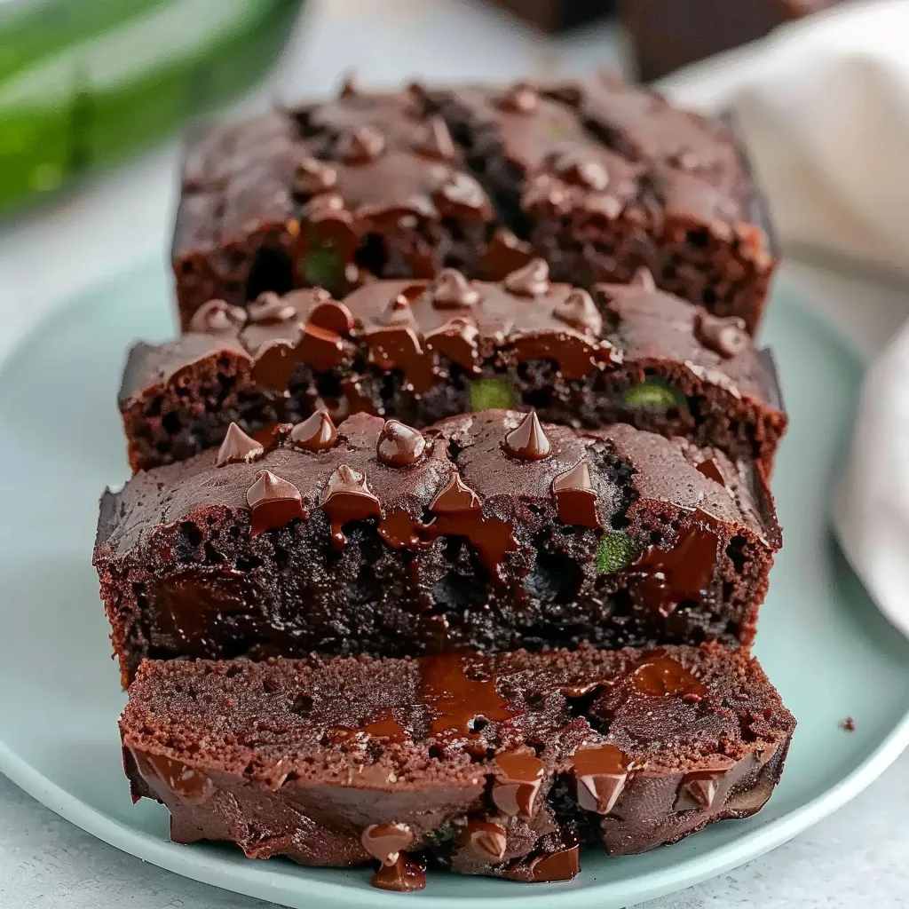 Fudgy Chocolate Zucchini Quick Bread