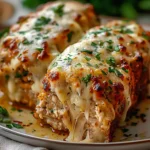 Garlic Parmesan Chicken Meatloaf
