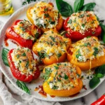Herby Ricotta Stuffed Peppers