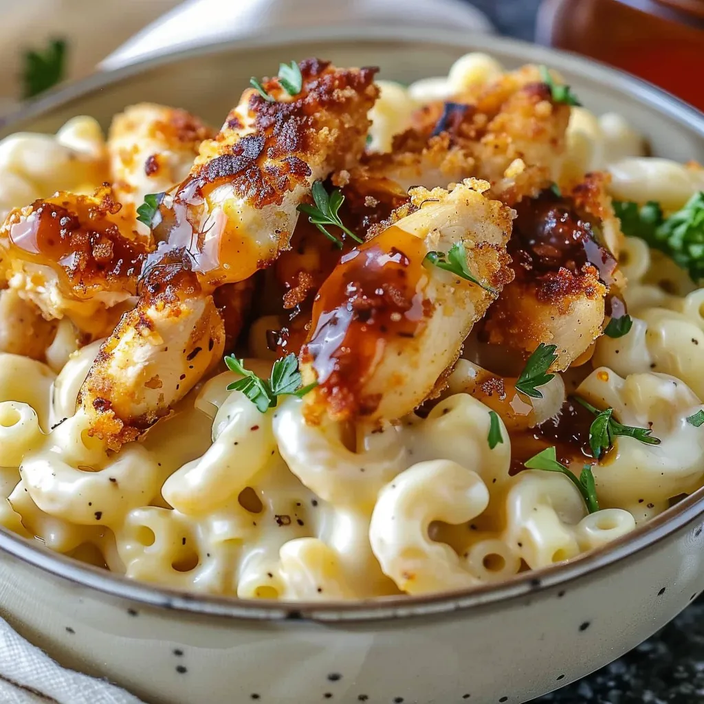 Irresistible Honey Pepper Chicken Mac And Cheese Recipe Delight