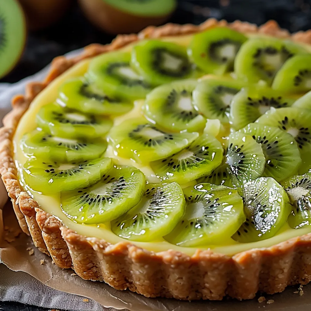 Key Lime Kiwi Tart