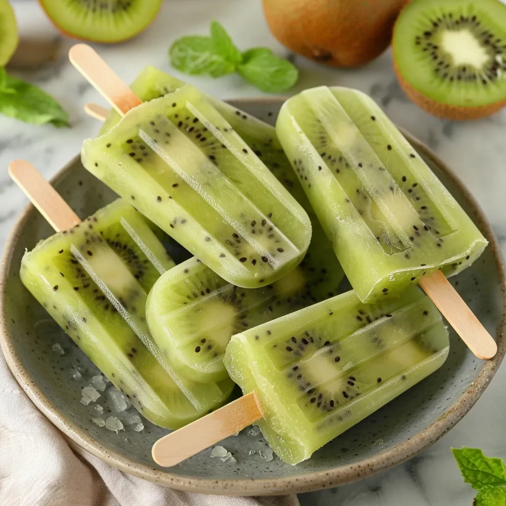 Kiwi Popsicles