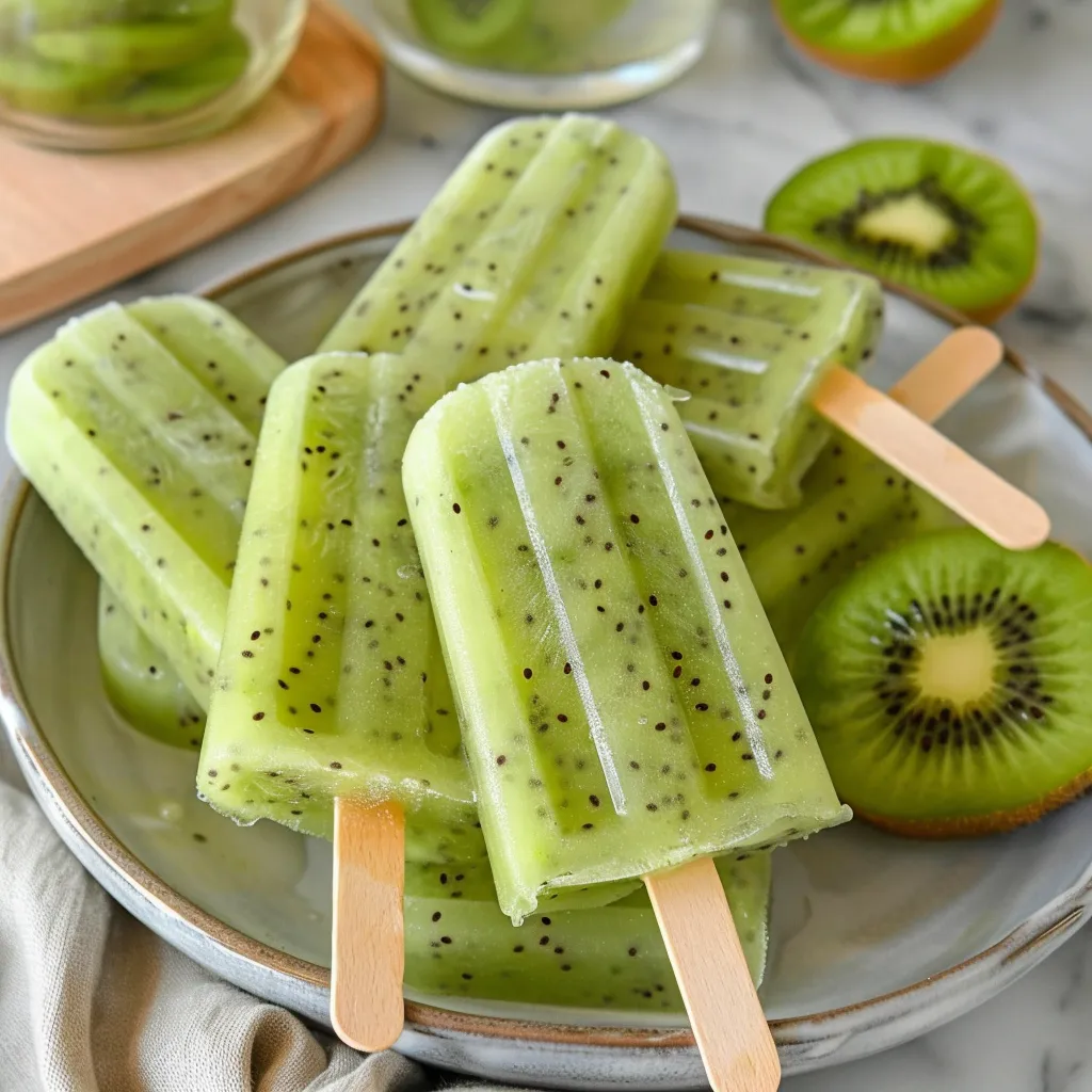 Kiwi Popsicles