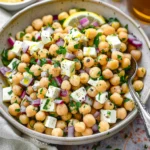 LEMONY CHICKPEA FETA SALAD
