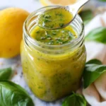 Lemon Basil Vinaigrette Dressing