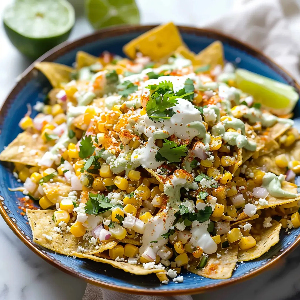 Sizzling Mexican Street Corn Nachos Irresistible Flavor Boost
