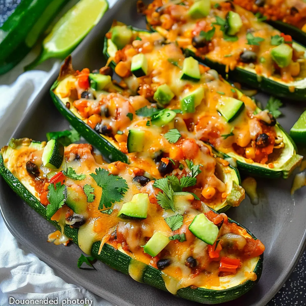 Savory Mexican Zucchini Boats A FlavorPacked Delight