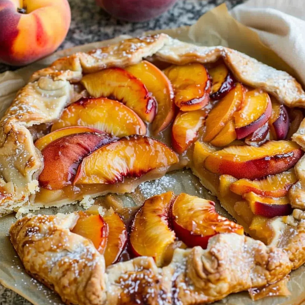 Irresistible Peach Galette Simple Recipe for Delicious Flavor