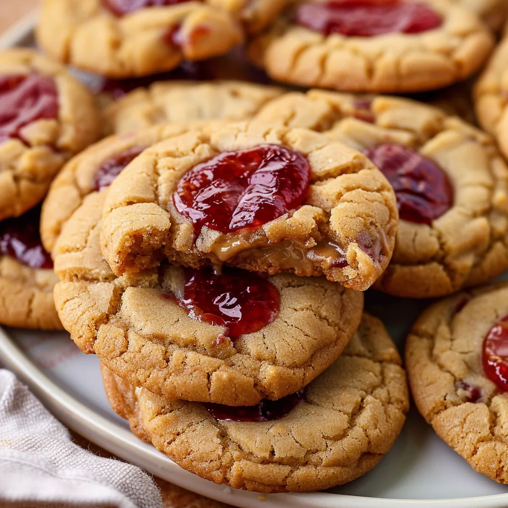 Peanut Butter & Jelly Cookies