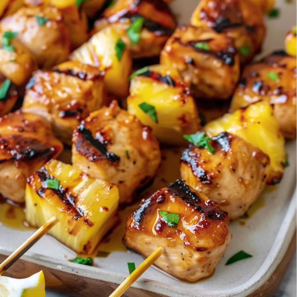 Delicious Pineapple Chicken Kabobs Easy Grilling Recipe