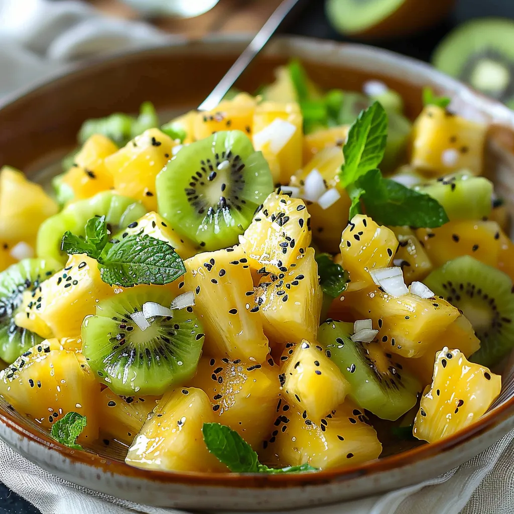 Pineapple Kiwi Salad