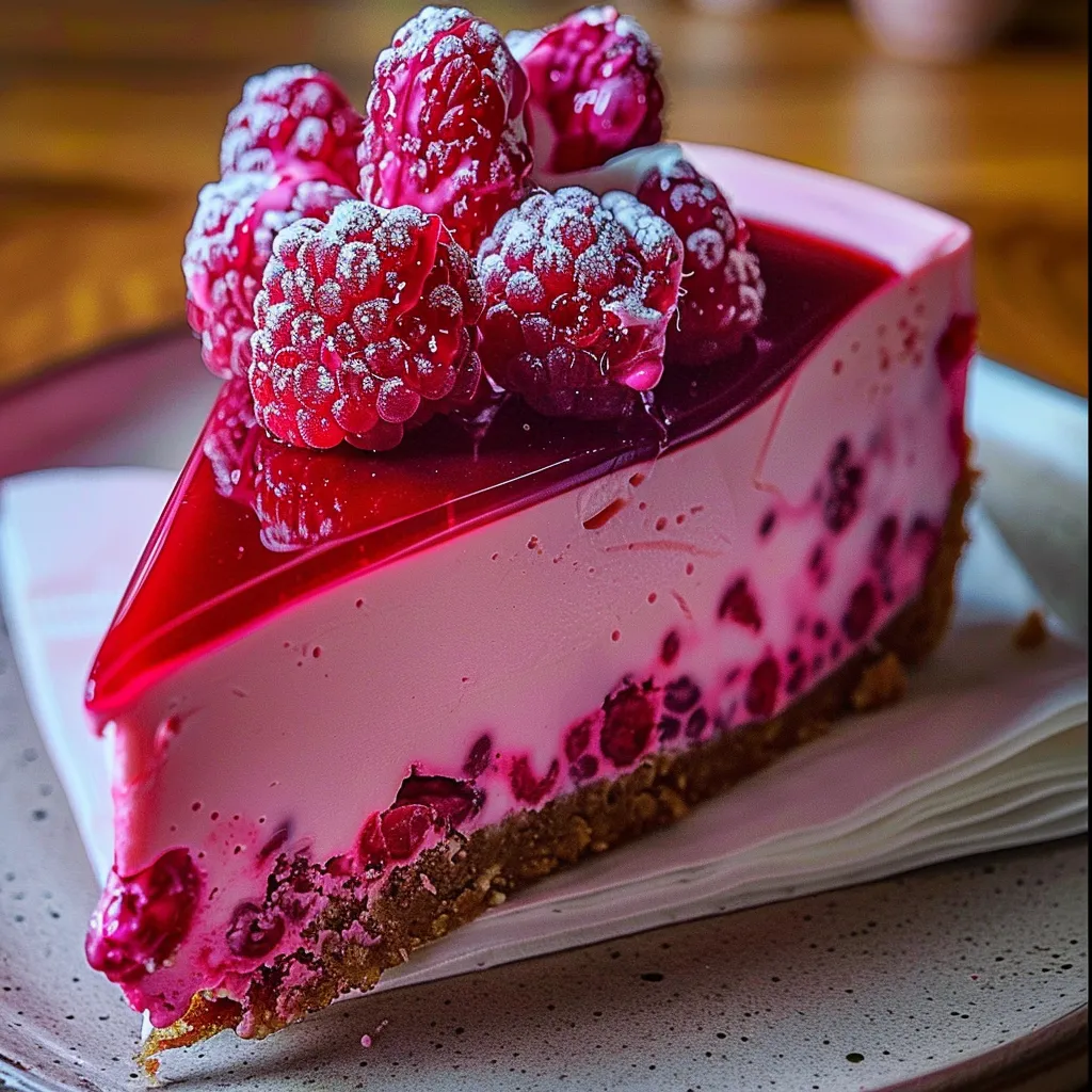 Pink Velvet Raspberry Cheesecake