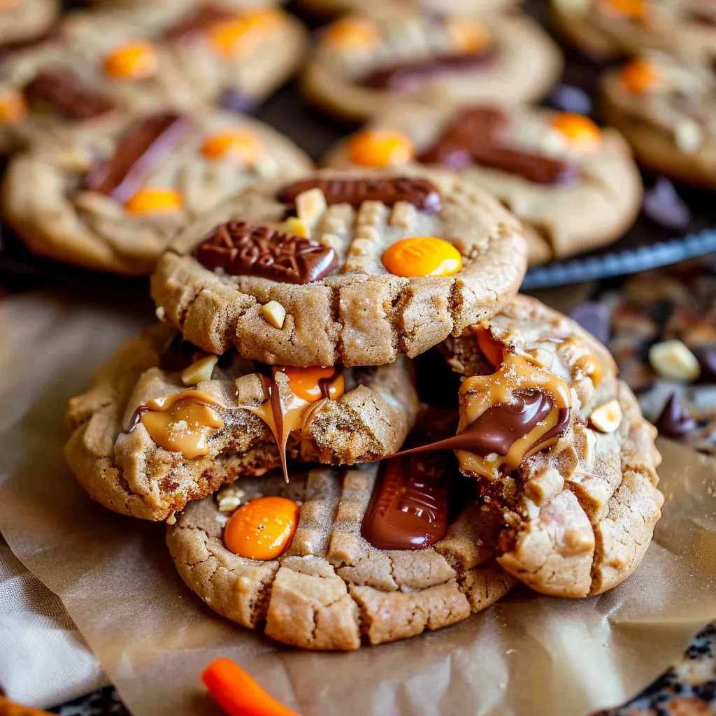 Pretzel Peanut Butter Reese’s Cookies