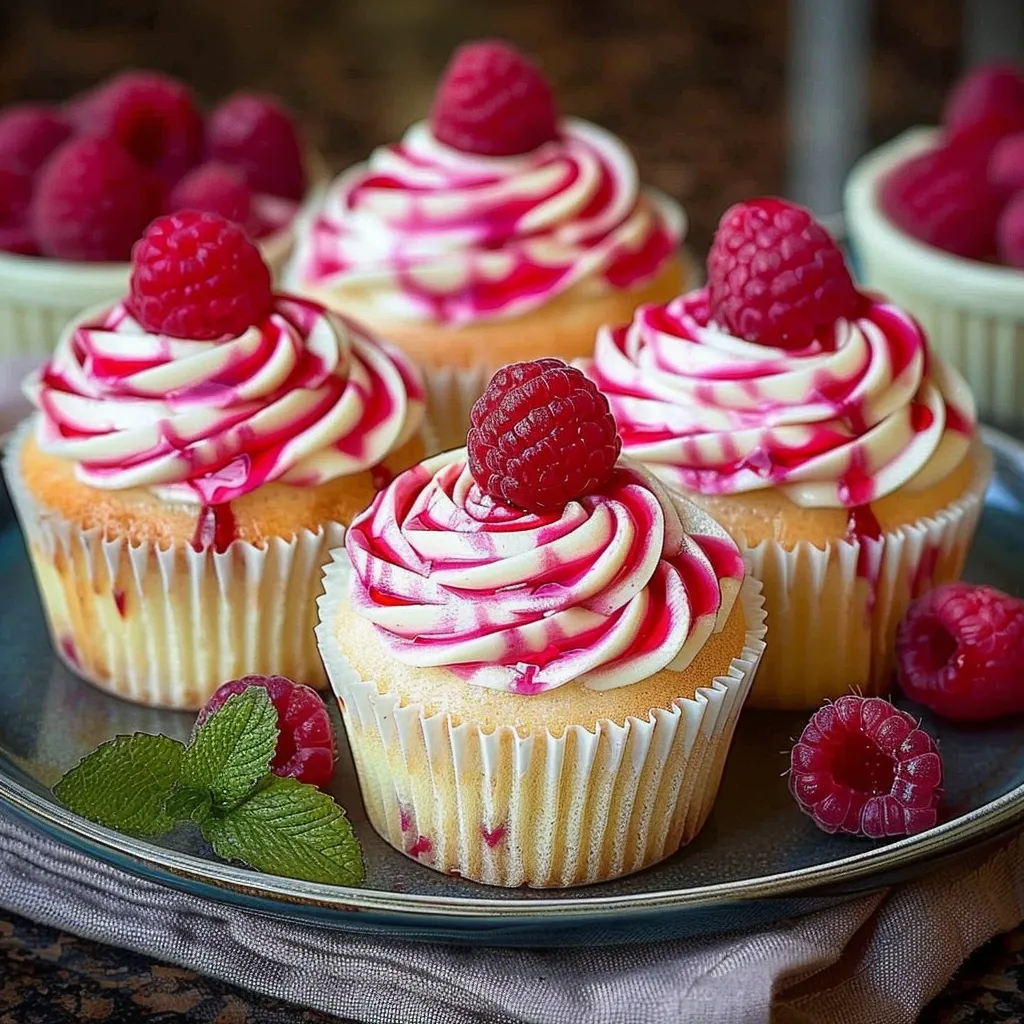 Raspberry Cheesecake Cupcakes