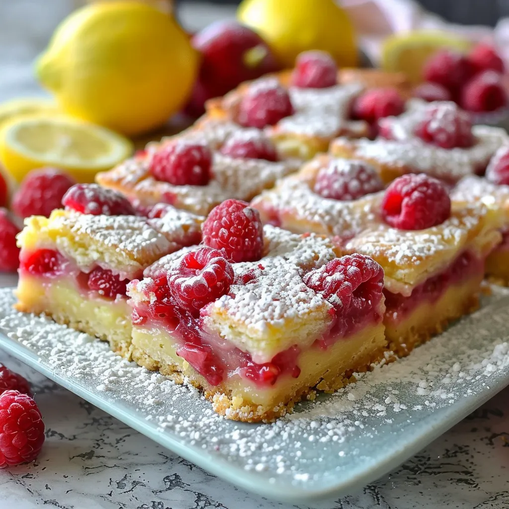 Raspberry Lemon Bars