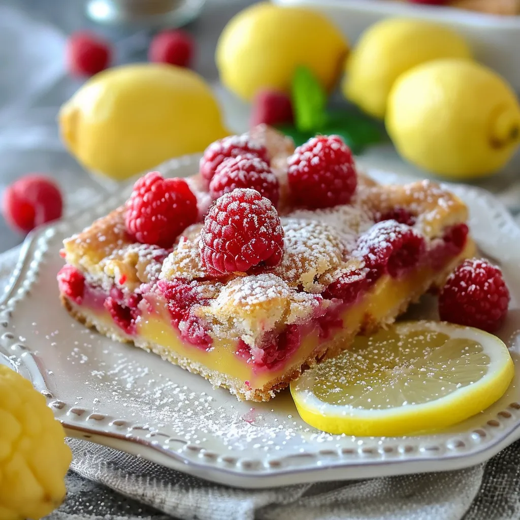 Raspberry Lemon Bars