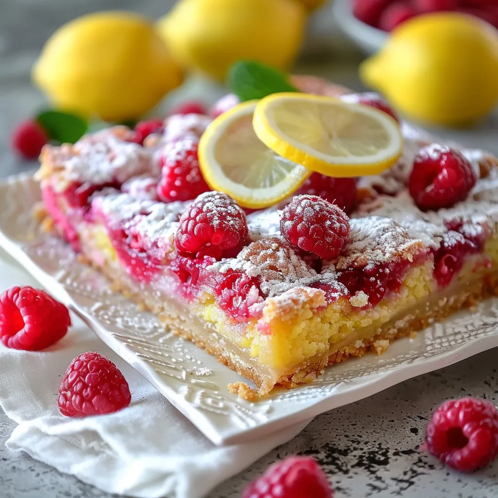 Raspberry Lemon Bars