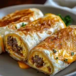 Sausage Egg and Cheese Breakfast Roll-Ups