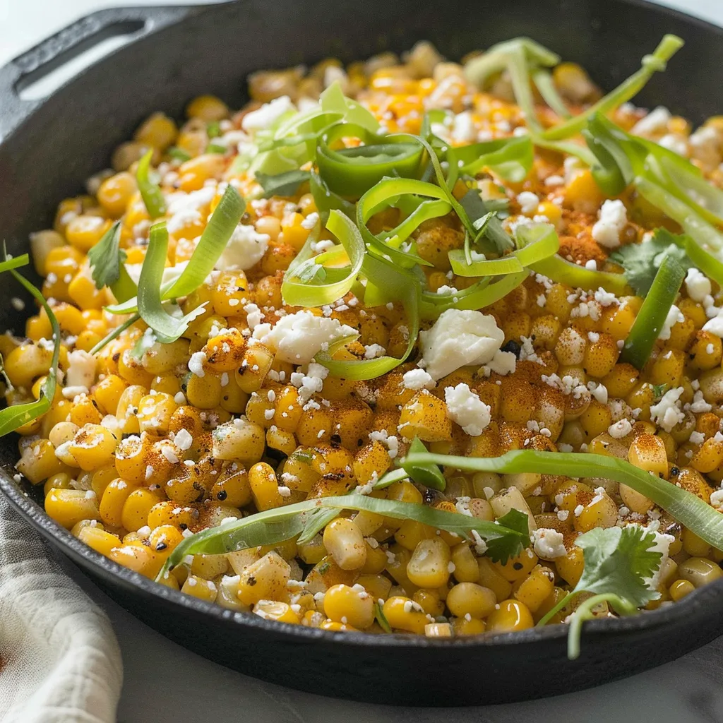 Savory Skillet Mexican Street Corn Quick Delicious Recipe