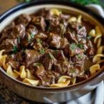 Slow Cooker Beef and Noodles