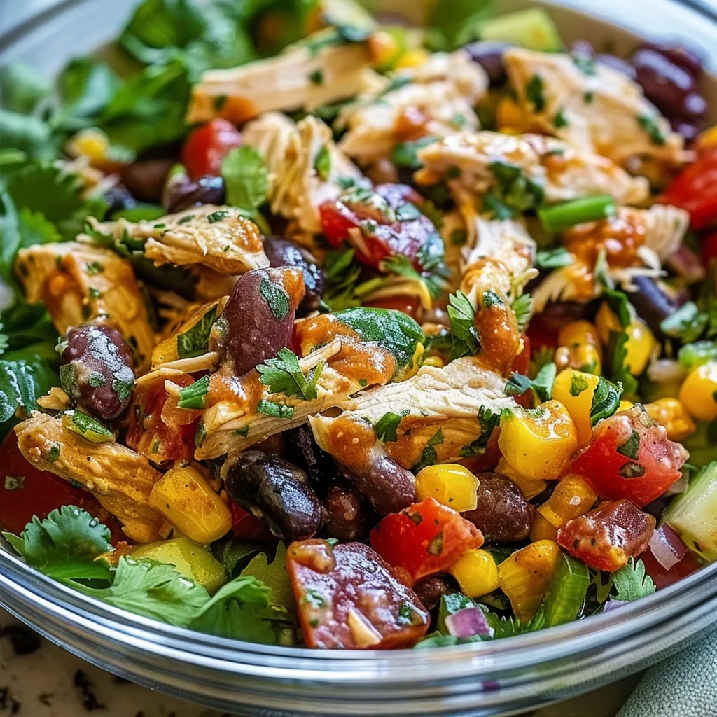 Zesty Southwest Chicken Salad Recipe Quick Healthy Dish