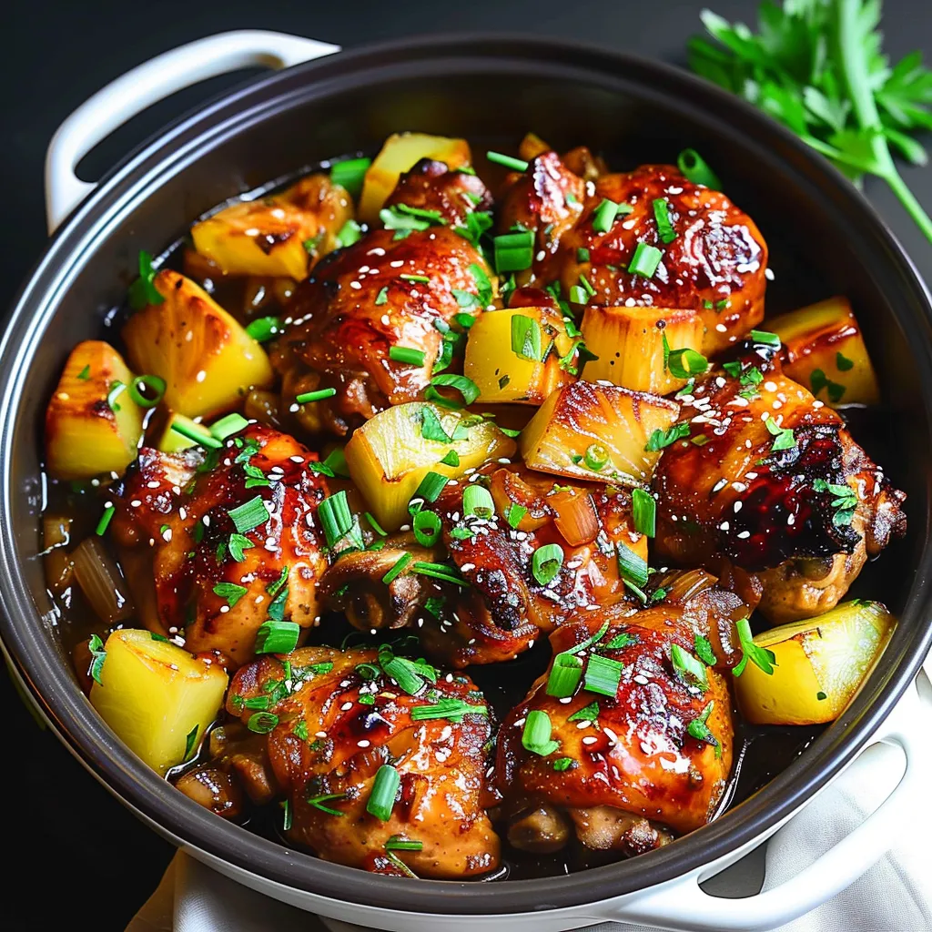 Sweet Hawaiian Crockpot Chicken