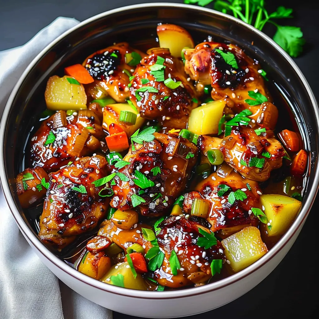 Sweet Hawaiian Crockpot Chicken