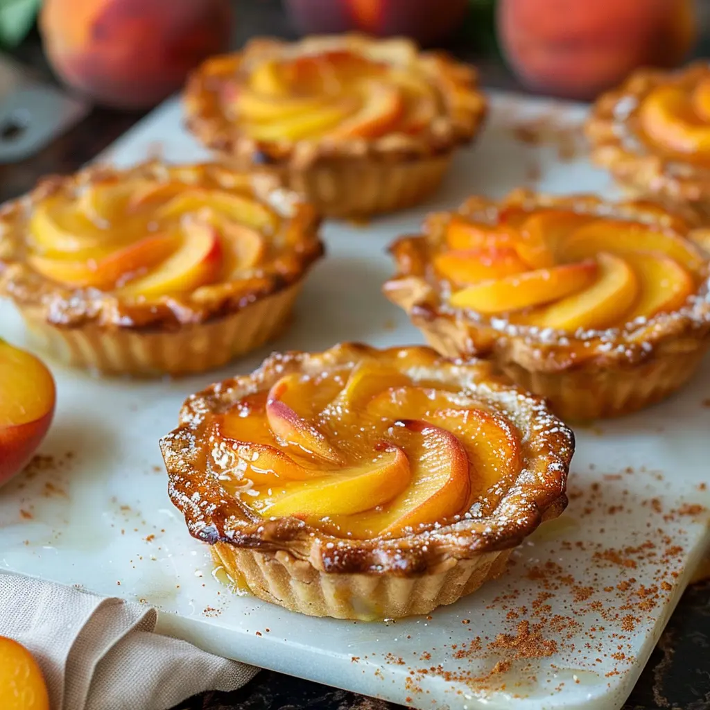 Two Ingredient Mini Peach Pies Recipe