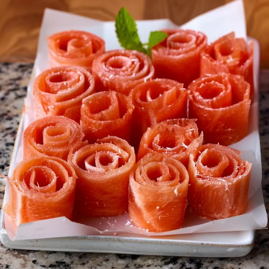 Watermelon Fruit Roll-Ups