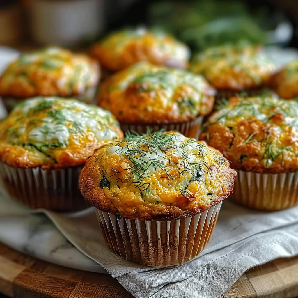 Irresistible Zucchini Cheese Muffins Easy Delicious Recipe