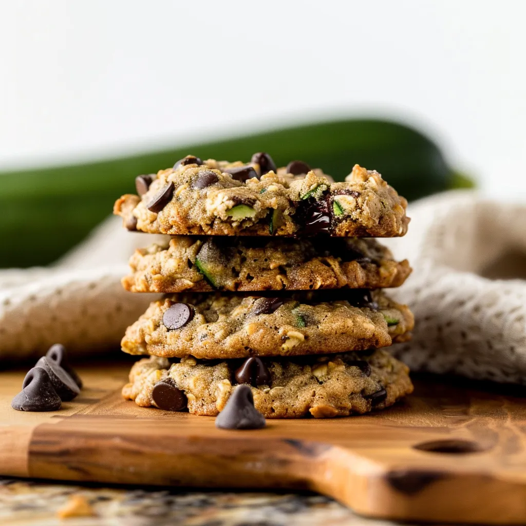 Decadent Zucchini Oatmeal Chocolate Chip Cookies Recipe