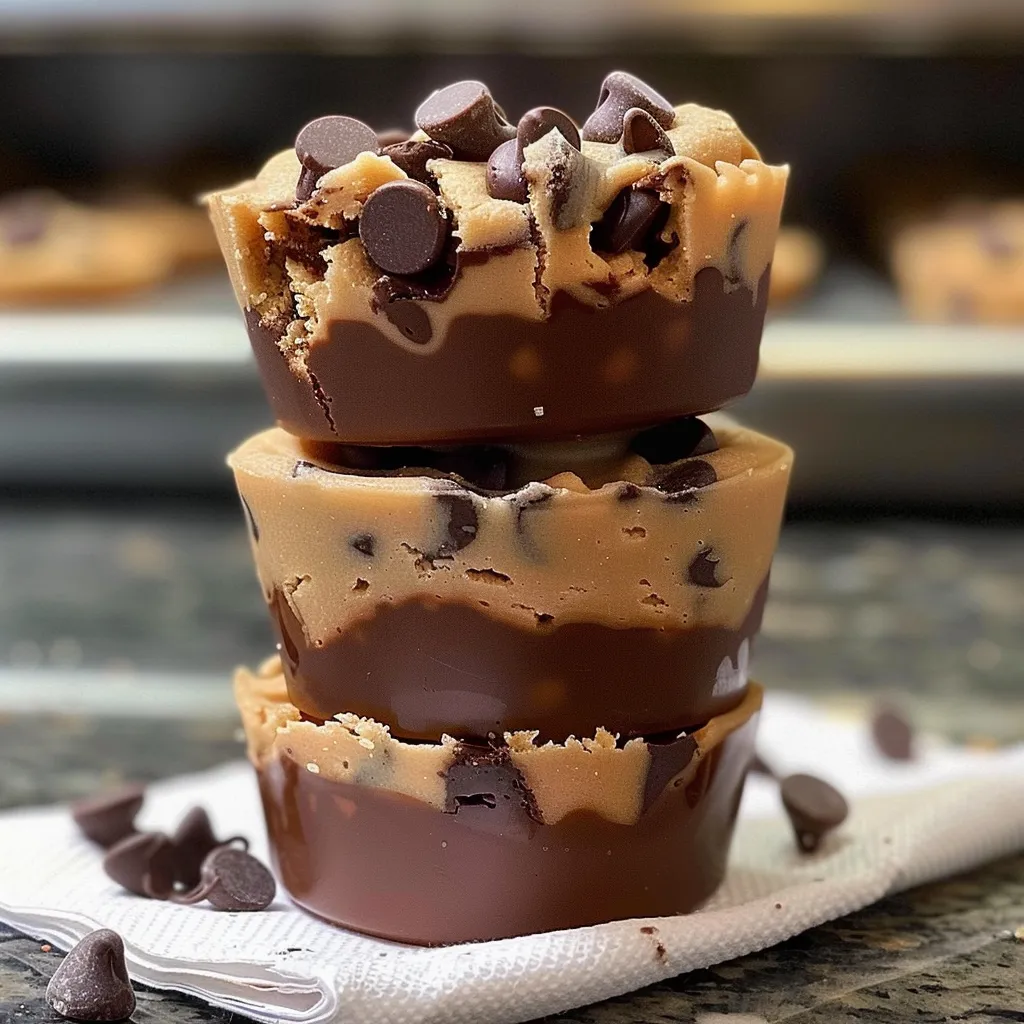 Delicious Chocolate Chip Cookie Dough Cups Ultimate Treat